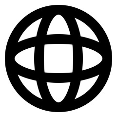Global line icon