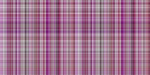 Viva magenta tartan seamless border. Gingham plaid kitchen cloth in color of the year 2023. Gingham trim. 