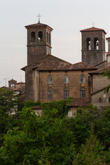 Fototapeta premium medieval city in Italy at sunny day