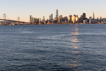 San Francisco skyline viewed from Treasure Island