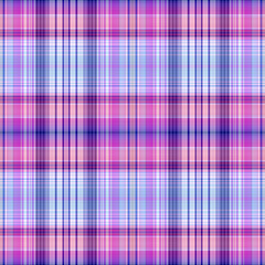 Nautical gingham in coastal beach house check fabric tile. Seamless red blue white sailor flannel textile tartan repeat swatch.