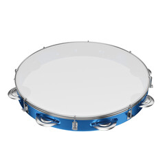 Pandeiro de carnaval 3D Render Realista isolado