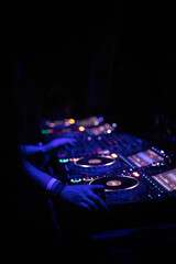 DJ Turn Table at festival