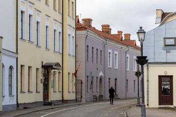 A small town in the middle of Lithuania with a beautiful old town