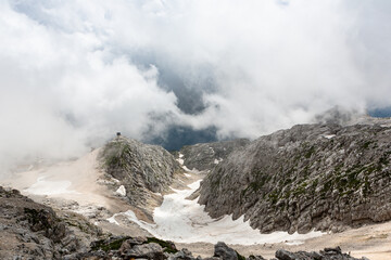 Mountain views in the Julian Alps in Slovenia,kanin