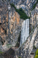 Mountain views in the Julian Alps in Slovenia,Soča