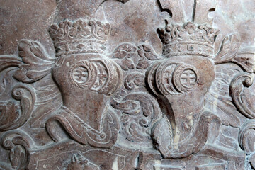 Wappen in Marmor - coat-of-armour in marble stone