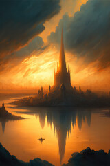 Obraz premium ruins of the temple, temple of apollo