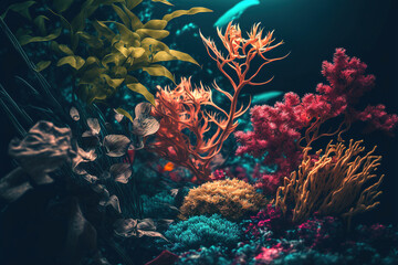 Fototapeta na wymiar Underwater fauna 
