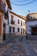 Calles de Orgaz en Toledo, España