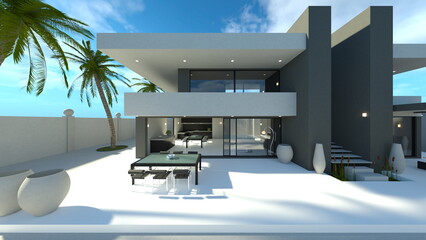 プール付き住宅