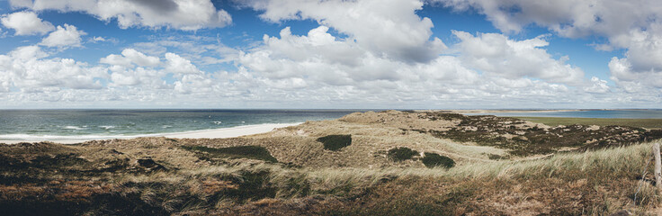 Panorama vom Strand auf Sylt