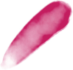 Watercolor smudge painting, abstract magenta stain splash, creative hand drawn art, popular brush stroke illustration with transparent background, for social media and invitation