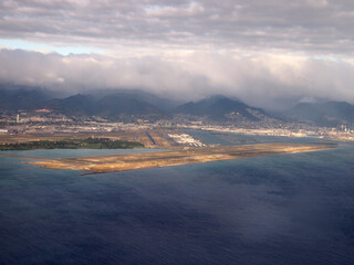 A View from Above: Honolulu International Airport and Coral Reef Runway