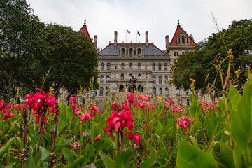 Obraz premium New York state capitol building in Albany, New York
