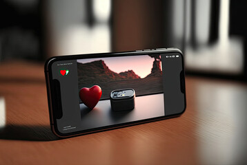 Heart picture in a Phone
