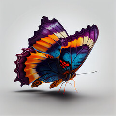 butterfly on a white background