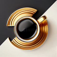 futuristic cup of coffee