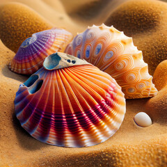 seashell on the beach