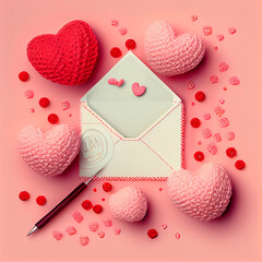 heart shaped gift box with ribbon