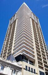Fototapeta na wymiar Auckland Downtown Modern Residential Skyscraper