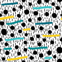 Abstract polka dots seamless fluffy circle pattern for wrapping paper and kids clothes print and fabrics and linens
