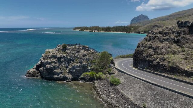 Baie Du Cap Maconde View Point, Mauritius Attractions, Aerial View