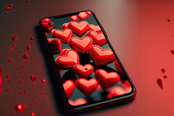 A phone full of Hearts