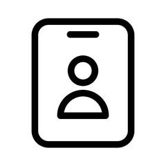 Contact Us User Interface Icon Vector Design