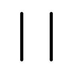 Pause Multimedia Player Icon