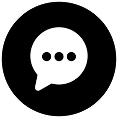 Fototapeta premium Chat Icon