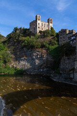 Naklejka premium a historic medieval Italian town