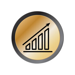 Illustration Vector Graphic of Marketing Graph icon design template