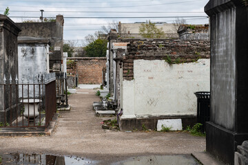 Old St. Louis Cemetery No. 1 in New Orleans