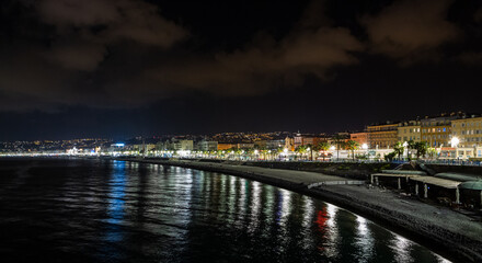 Night streets of Nice