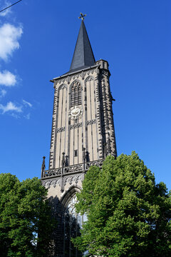 the romanesque basilica and catholic parish church of st. severin in the S&uuml;dstadt district of cologne