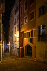 Fototapeta na wymiar Night streets of Nice
