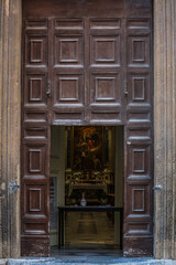 Streets of old Civitavecchia