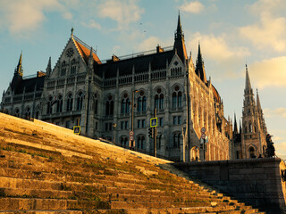 The Budapest parliament from an interesting perspective