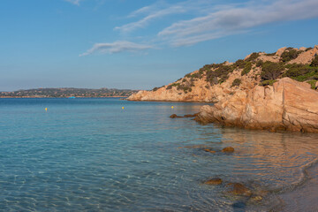 Summer Mediterranean landscapes around Sardinia