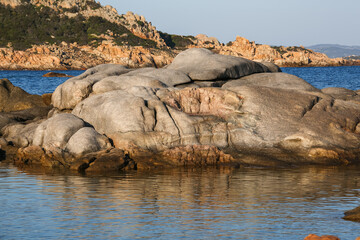 Summer Mediterranean landscapes around Sardinia