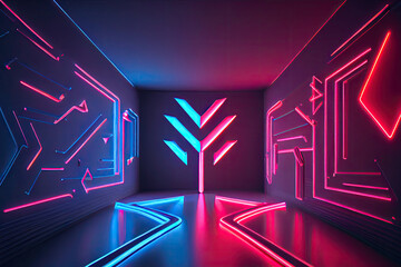 background with arrow