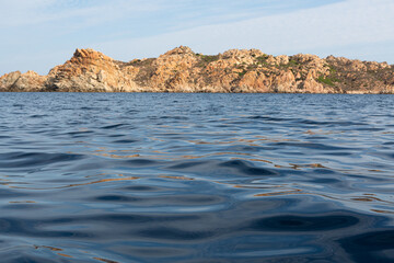 Summer Mediterranean landscapes around Sardinia