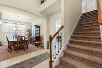 staircase in a house