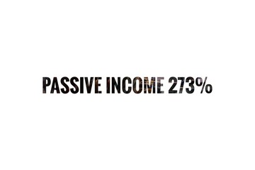 Passive Income Business Sign Illustration Design
