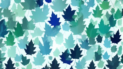 seamless pattern with leaves