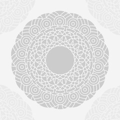 Flower mandala design, ethnic symbol for background