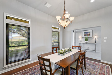 dining room with table and chairs
