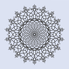 mandala illustration design for Islamic background 