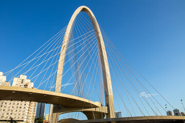 Cable-stayed bridge in São José dos Campos known as the innovation arch